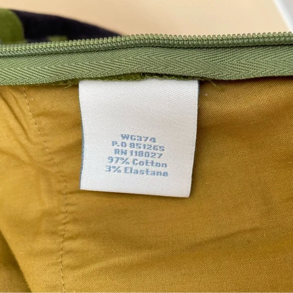 BODEN Velvet Tulip Mini Skirt in Green and Black WG374 size 8R - Picture 5 of 5